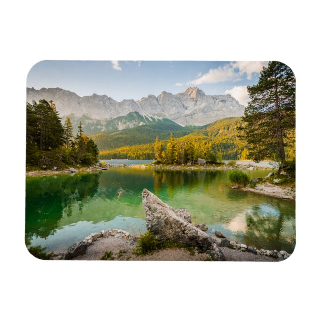 Water | Dachstein Mountains Lake Germany Magnet (Horizontal)