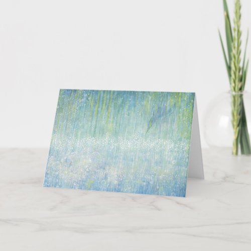 Water Dance by Iris Grace Painting Thank You Card