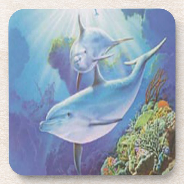 Water Dolphin Coasters (Front)