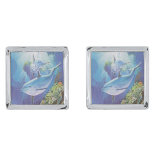 Water Dolphin Cufflinks