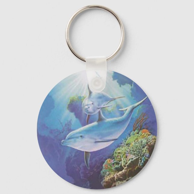 Water Dolphin Key Chain (Front)
