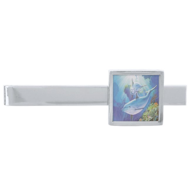 Water Dolphin Tie Bar (Front)