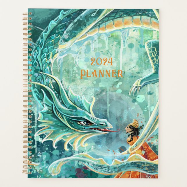 Water Dragon Art Planner (Front)