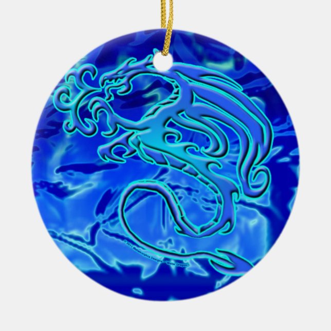 Water Dragon Ornament (Front)