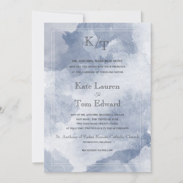 Water Dreams | Wedding Invitation (Front)