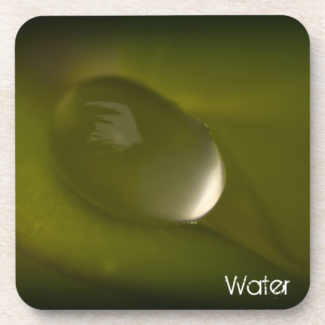 Water Drop Cork Coaster 2 (Front)