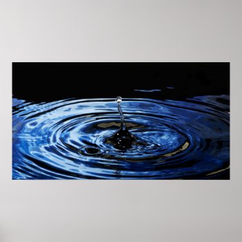 Water Drop Poster by Angel86 at Zazzle