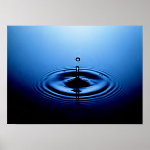 Water Drop Posters & Photo Prints | Zazzle
