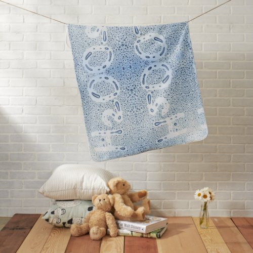 Water Drop Splash H2O Baby Blanket