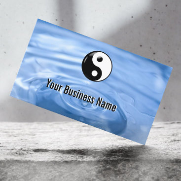 Water Drop Yin Yang Business Card