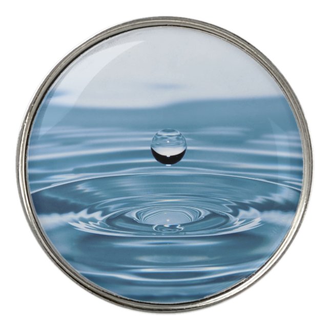 water droplet falling into water Best  Golf Ball Marker (Front)
