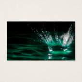 Water droplet splash on black background (Back)