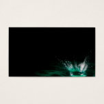 Water droplet splash on black background