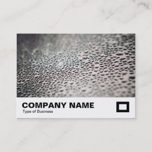 Water Droplets on Glass 02 Business Card