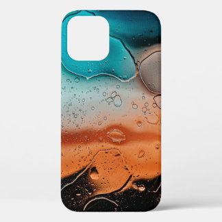 Water droplets on glass panel iPhone 12 case
