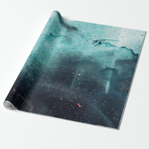 Water droplets on glass window wrapping paper