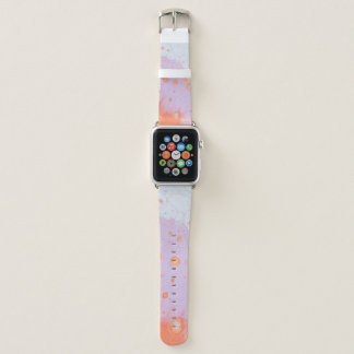 WATER DROPLETS ON RED SURFACE APPLE WATCH BAND
