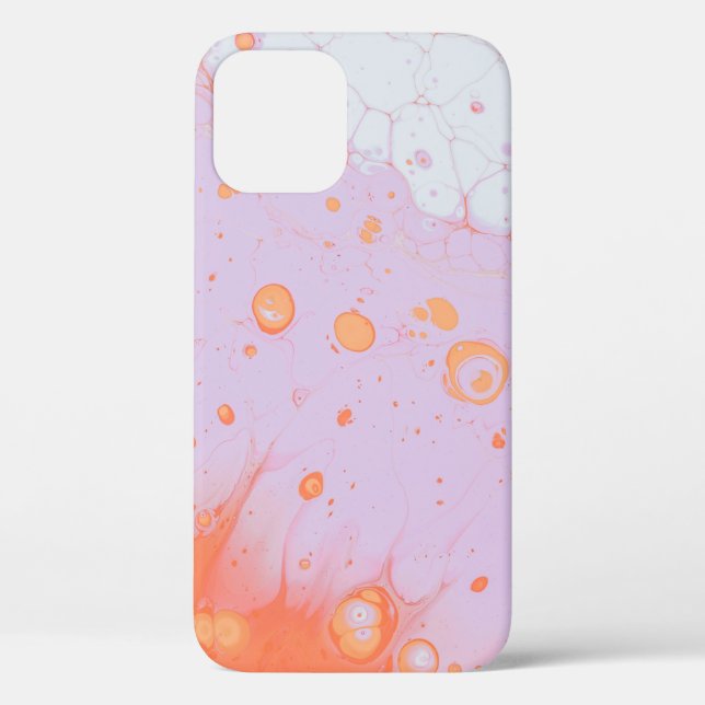 WATER DROPLETS ON RED SURFACE Case-Mate iPhone CASE (Back)