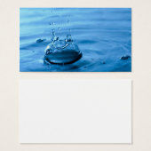 Water Droplets Splash Abstract Background (Front & Back)