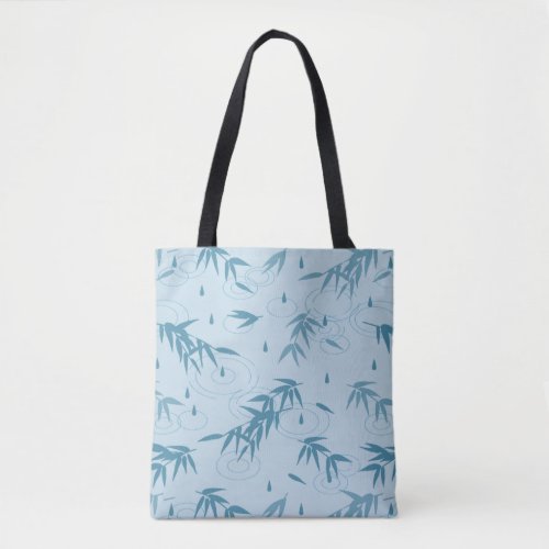 Water Drops From Bamboo Leaves II Tote Bag