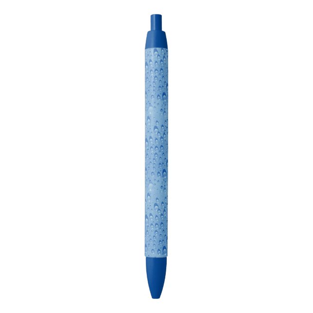 Water Drops Modern Elegant Template Trendy Pen (Front Vertical)
