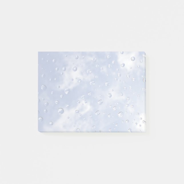 Water Drops On Glass Post-it Notes (Front)