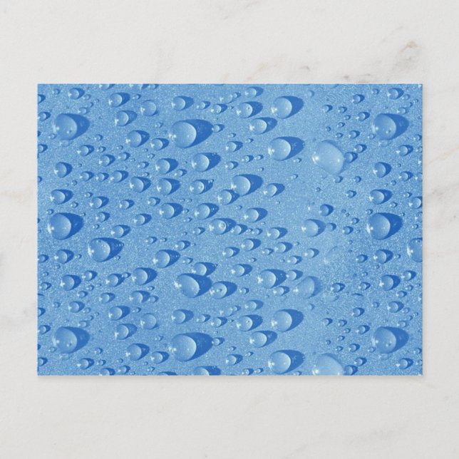 Water drops postcard (Front)