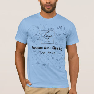 Water drops Qr code Pressure wash T-Shirt