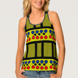 WATER DROPS TANK TOP, i Art and Designs Top