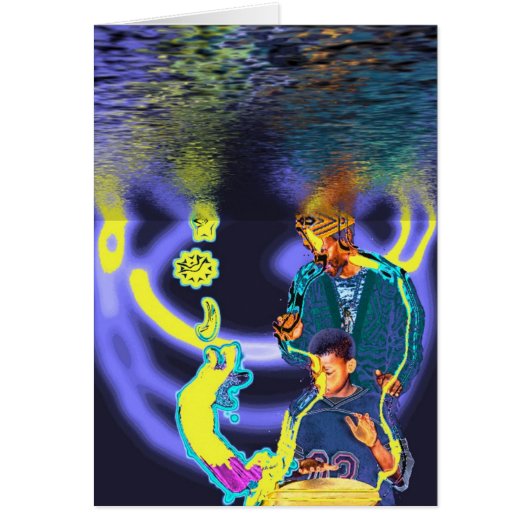 Water Drum Spirit Guide Cards (Front)