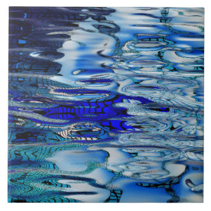 Water effect ceramic tile