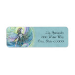 Water Element Fairy Fantasy Art Label