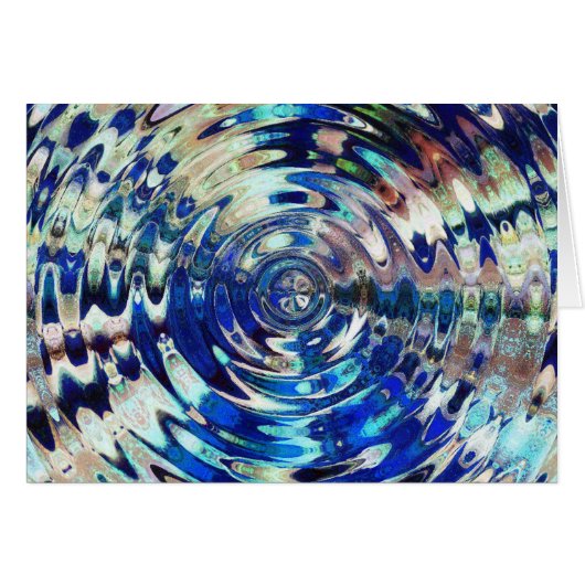WATER Element Ripple Pattern Cards (Front Horizontal)