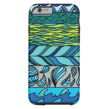 Water Elements Tough Iphone 6 Case by aftermyart at Zazzle