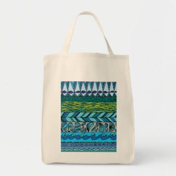 Water  Elements ~ Grocery Tote by aftermyart at Zazzle
