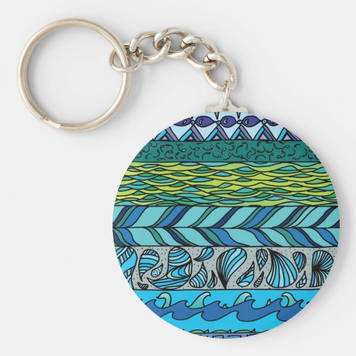 Water Elements Keychain Zazzle