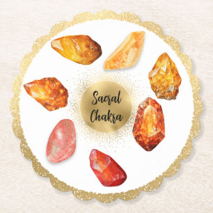 *~* Water Emoto Sacral Chakra AP64 Paper Coaster