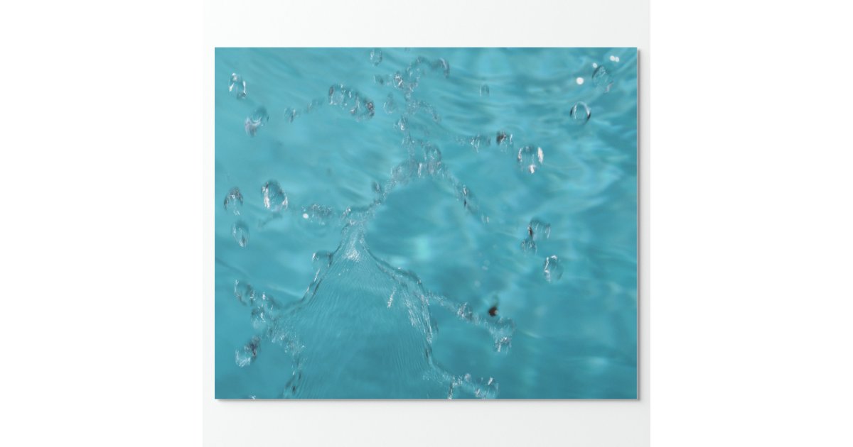 Water Fall Glossy Wrapping Paper | Zazzle