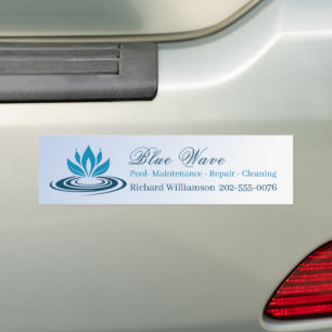 Water Feature installation Bumper Sticker