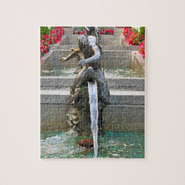 Water Feature New York Jigsaw Puzzle (Vertical)