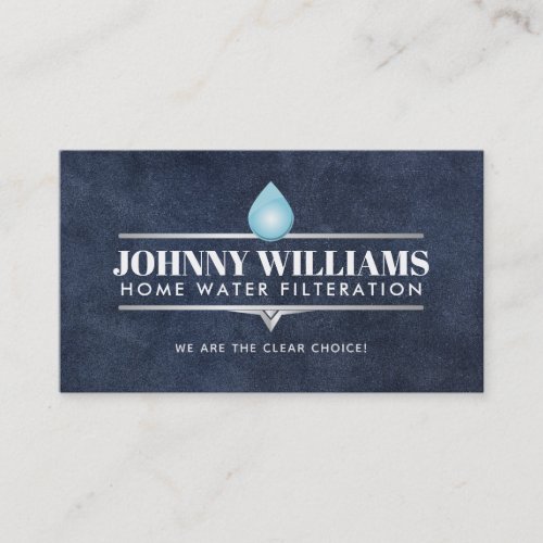 Water Filter Business Cards