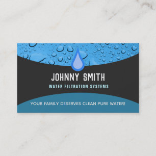 Water Filter Business Cards