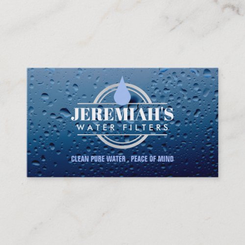 Water Filter Business Cards