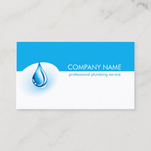 Water Filter Filtering Service Blue  White Card
