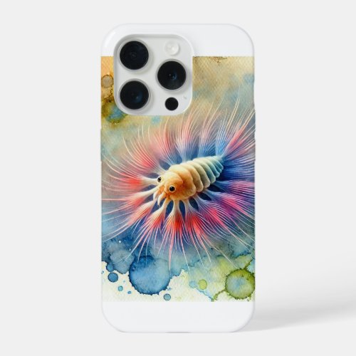 Water flea 290624AREF119 _ Watercolor iPhone 15 Pro Case