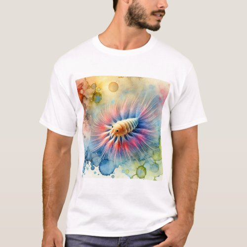 Water flea 290624AREF119 _ Watercolor T_Shirt