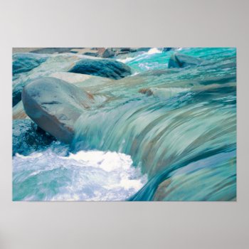Water Flow In The River Poster by The_best_in_Nature at Zazzle