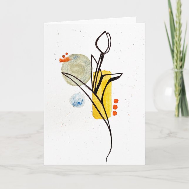 Water Flower Card (Front)