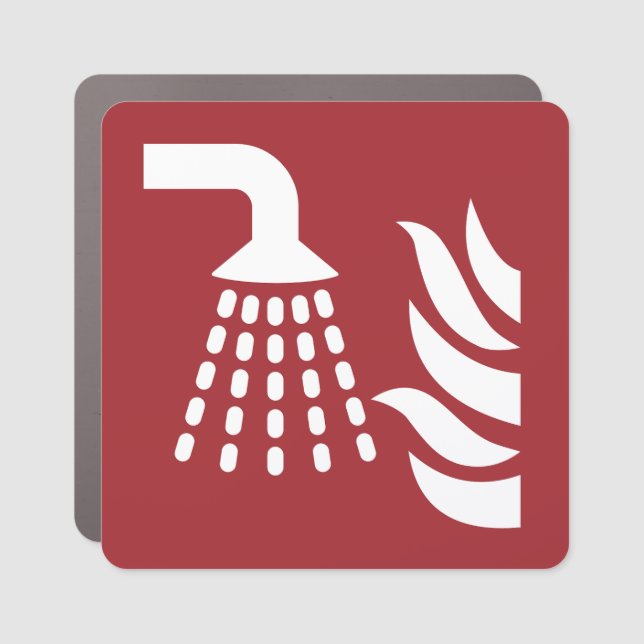 Water Fog Applicator Safety Sign (Front)