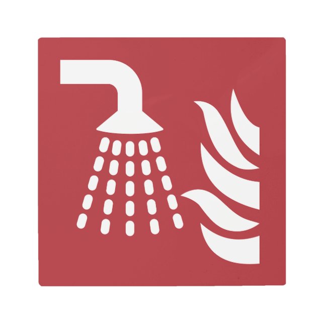 Water Fog Applicator Safety Sign (Front)